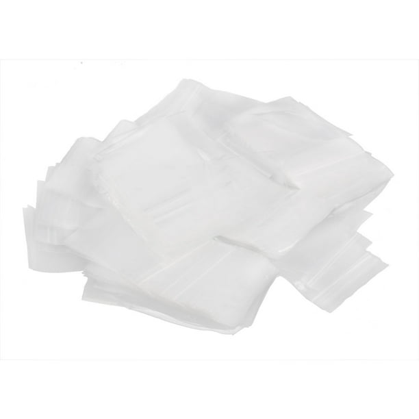 WHITE WRITING PANELS STRIPS NEW 500 SMALL 2.25 x 3" PLASTIC GRIP SEAL BAGS 